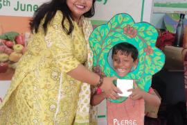 Adani Foundation celebrated 'Festival of Greenery' with children, Raikheda campus resonated with painting, dance and pledge of tree plantation, Chhattisgarh, Khabargali