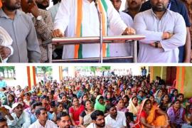 School cleaning staff on strike, former Chief Minister Bhupesh Baghel joined Durg division and extended his support, union patron Sushil Sunny Agarwal, Chhattisgarh, Khabargali