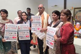 Poster release and invitation to chief guest for 'Samaj ki shaan humara abhimaan', upcoming program organized by Suhini Soch Sanstha, Raipur, Chhattisgarh, Khabargali