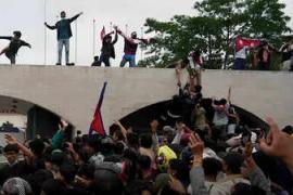 Ruckus in Kathmandu, protesters turned violent when social media was banned in Nepal, 22 dead, 250 injured; Home Minister Ramesh Lekhak resigned, Khabargali,