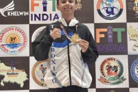 Raipur's Nirved Kashyap won gold, 6th National Thaiboxing Championship 2025, Chhattisgarh, Khabargali