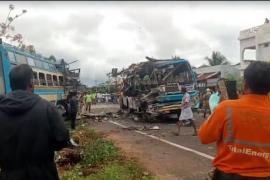 6 passengers killed, over 30 injured in a head-on collision between two buses in Tamil Nadu hindi News latest news khabargali 