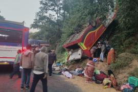 Major accident on Chhattisgarh-Andhra border: Bus falls into ditch at Maredmilli Ghat, 179 dead so far, Khabargali