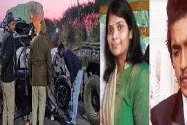 A high-speed car collided with a truck, killing three people, including the former Home Minister's daughter hindi news latest News indore news khabargali