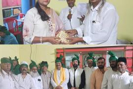 Preparations for the 60th Urs of Hazrat Syed Khaki Shah Wali Rahmatullah Aleh in Madarwada, Urs Committee meeting held with communal harmony, Khiraj-e-Aqidat and prayers for peace and brotherhood in the country, Haj pilgrims honored, Chairman of Chhattisgarh State Haj Committee Mr. Mirza Ejaz Baig, Chairman of Seerat Committee Mr. Sohail Sethi, Managing Director of Vedic News Channel Syed Salma, Raipur, Chhattisgarh, Khabargali