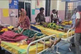 Horrific road accident in Jagdalpur, 2 killed, 37 injured jagdalpur chhattisgarh hindi news khabargali 