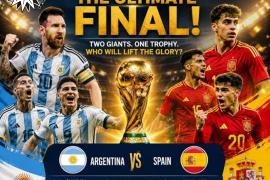 FIFA World Cup 2026 Final: Countdown begins... Argentina and Spain battle for the title. Find out when and where to watch live in India.Khabargali 