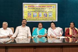 Social Service Decoration Award, Raipur News, Samaj Gaurav Vikas Samiti, Social Talent Felicitation, Dr. Sukhdev Ram Sahu, Mamta Sahu, Motilal Sahu, Social Service Award Raipur, Chhattisgarh News, Social Harmony Program, Khabargali