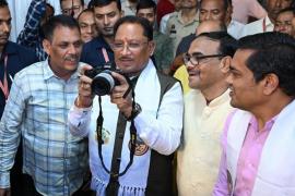 Chief Minister Vishnudev Sai, Drishya Samvad 2026, Raipur Press Club, Photo Journalist Fest, Old photographs of Chief Minister Vishnudev Sai, World Photography Day, Raipur Press Club President Mohan Tiwari, General Secretary Gaurav Sharma, Vice President Dilip Sahu, Treasurer Dinesh Yadav, Joint Secretaries Nivedita Sahu and Bhupesh Jangde, Raipur News, Chhattisgarh News, Khabargali