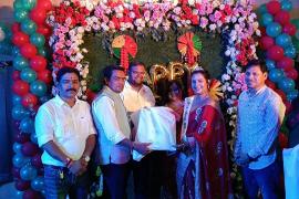 Raipur Press Club Teej Festival, Raipur Press Club painted in the colors of Teej, Laxmi Rajwade, Laxmi Verma and Bhavna Bohra increased the enthusiasm of women journalists by doing ramp walk, Teej Queen Neha Srivastava, Hariyali Queen Madhumita Pal, Ambika Mishra Hariyali Queen, Women Journalist Teej Festival, Raipur Teej Festival, Laxmi Rajwade Teej Festival Raipur Press Club News, Chhattisgarh, Khabargali