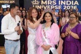 Shweta Avinash Bawankar from Chhattisgarh won the title of 'Mrs. India Universal India', Raipur, Chhattisgarh, Khabargali