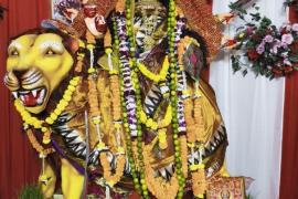 Raipur Navratri Festival, Gayatri Nagar Temple, Siddhi Vinayak Temple Raipur, Children's Painting Competition, Navratri Garba Raipur, Rangoli Competition, Chhattisgarh, Khabargali