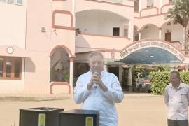 Resident of Deaf and Dumb School, Government Deaf and Dumb School, Songaon, Nagpur, Hudkeshwar, Chhattisgarh Chairman of Disabled Finance and Development Corporation Lokesh Kavadiya, Chhattisgarh, Nagpur, Disabled, Deaf and Dumb School, Skill Development Training, Chhattisgarh, Khabargali