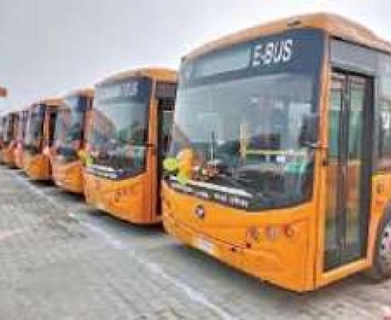 E-buses to run in Naya Raipur; discussed at project committee meeting. raipur chhattisgarh latest news khabargali  