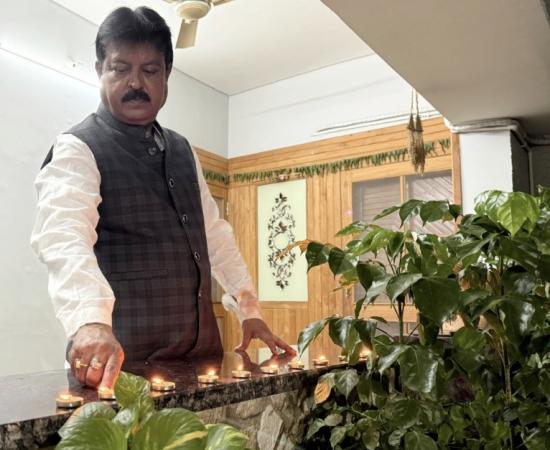 Chhattisgarh State Civil Supplies Corporation Chairman Sanjay Srivastava, Bhupesh Baghel, Narendra Modi, Blessing Lamp, Chhattisgarh Politics, Raipur News, Khabargali