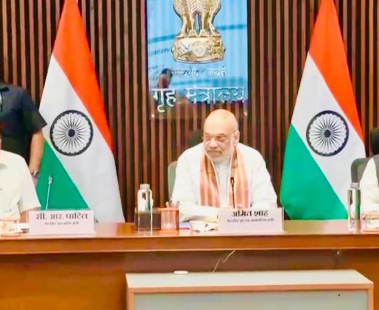 Chief Ministers of Chhattisgarh and Odisha present their respective viewpoints; meeting held under the chairmanship of Union Home Minister Shah. latest News hindi News raipur news khabargali 