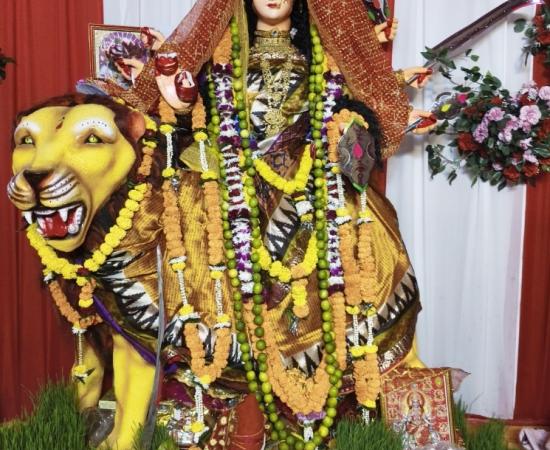 Raipur Navratri Festival, Gayatri Nagar Temple, Siddhi Vinayak Temple Raipur, Children's Painting Competition, Navratri Garba Raipur, Rangoli Competition, Chhattisgarh, Khabargali