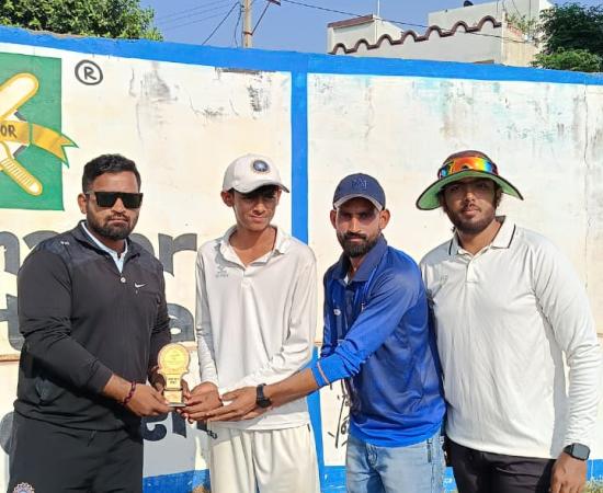 Aryan Sharma scores 120 runs in the School Cricket Tournament, Raipur; Disha Public School wins the 'Cricket Terminator School Champions Trophy',Season 6, Chhattisgarh School Cricket, Terminator International Cricket Academy; Director and NIS Cricket Coach: Dr. Shabab Quraishi; Chhattisgarh, Khabargali.