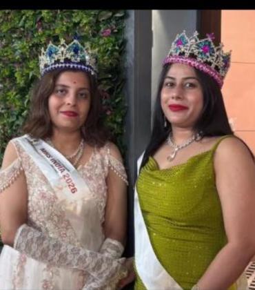 Raipur's Unnati Shukla and Chanchal Sahu won the title of Mrs. India and Miss India 2026 in Indore, Chhattisgarh, Khabargali