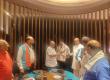 MLA Amar Agrawal, Sahakar Bharati's Chhattisgarh General Secretary Kaniram, Apex Bank Chairman Kedar Nath Gupta, Saurabh Sharma and KN Kande, Raipur, Chhattisgarh, Khabargali