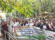 Major protest over land registration; builders and brokers stage a massive demonstration outside the Collectorate, Raipur, Chhattisgarh, Khabargali