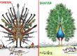 World Cartoonists Day, May 5, Results Announced for the National Competition Based on Raipur and Bastar Tourism; Featuring Live Cartooning and a Cartoon Exhibition.  Triyambak Sharma, Editor of Cartoonwach , Cactus, Chhattisgarh; Khabargali
