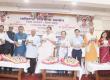Fragrance of Chhattisgarhi Literature: 8 books released in the conference of the Official Language Commission, litterateurs honoured, Secretary of the Official Language Commission Dr. Abhilasha Behar, Chairman Prabhat Mishra, senior litterateur Vijay Mishra 'Amit', Mrs. Suman Sharma Bajpai, Mr. Chandrahas Sahu honoured, Raipur, Khabargali