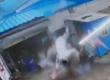 Deadly blast sends victim 15 feet into the air; helper killed in JCB tyre burst. bilaspur hindi news khabargali 