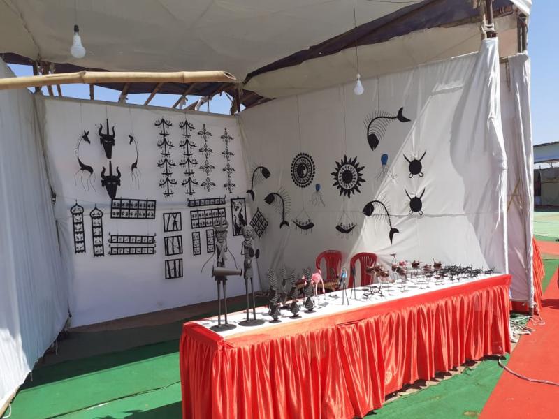 Handi craft bastar art, khabargali, minister guru rudra kumar