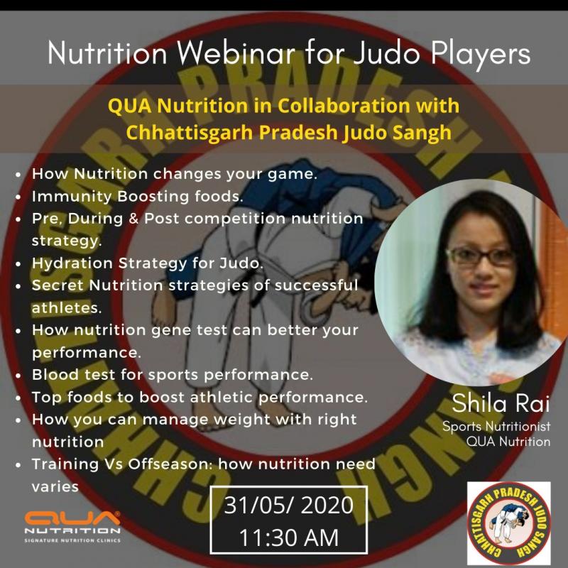 Webinar, judo sangh, sorts diet