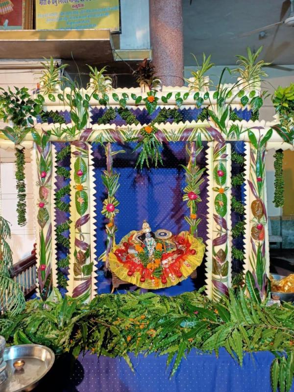 Shri radha krishna mandir, jhoola utsav, jawahar nagar, khabargali