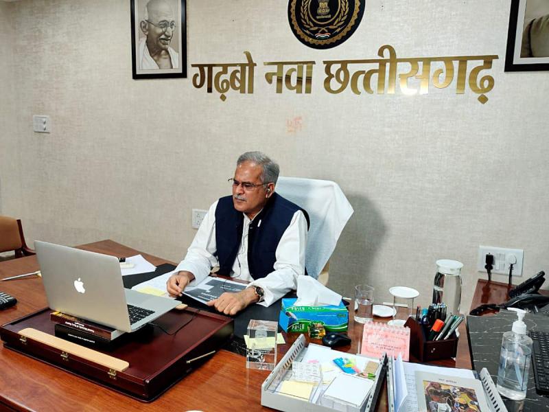 cm bhupesh baghel , corona, health, khabargali