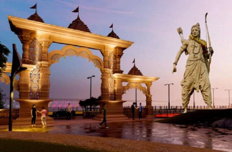 Shri Ram, Nanihal, Ram Vanagaman Tourism Circuit Project, Tourism Department, Logo, Sitamarhi-Harchauka, Korea, Ramgarh, Sarguja, Shivrinarayan, Janjgir-Champa, Turturiya, Balodabazar, Chandkuri, Raipur, Rajim, Gariaband, Sihawa-Saptarishi Ashram, Dhamtari , Jagdalpur, Bastar, Ramaram, Sukma, Khabargali