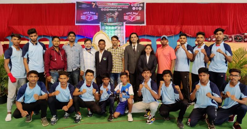 7th Federation Cup National Thai Boxing Championship, Sri Gujarati School Raipur, Jageshwar Dadasena, Pranav Sahu, Manish Kumar Sahu, Anees Memon, Ku Tikeshwari Sahu, Chhattisgarh, Khabargali