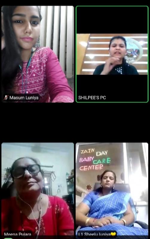 Institution, Late Delay, Cancer Awareness, Webinar, Dr. Shilpi Jain, Physiotherapist, Innocent Lunia, Convenor, Ranu Lunia, Mrs. Sheelu Lunia, Raipur, Khabargali