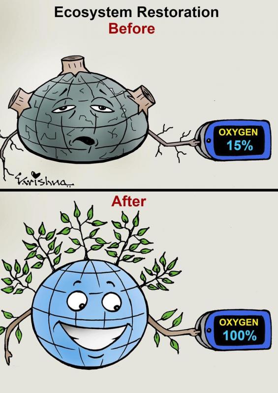 Cartoon Magazine Cartoon Watch, World Environment Day, Editor Tryambak Sharma, United Nations Environment Program, Khabargali