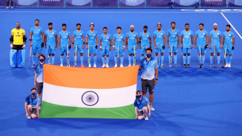 Indian men's hockey team, Olympics, bronze medal, India, Tokyo, Germany, Khabargali