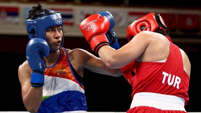 Indian female boxer, Tokyo, Tokyo, Lovlina Borgohain, Olympic, Bronze medal, Bronze, Busenaz Surmeli of Turkey, Golaghat of Assam, Khabargali