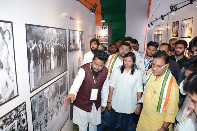 Indira of India, Minister of Public Health Engineering and Village Industries, Gandhi Maidan, Former Prime Minister Late Smt. Indira Gandhi, Chhattisgarh, Khabargali