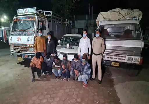 नीली बत्ती ,सायरन ,10 लाख के गुटखे की लूट,धरे गए आरोपी, बिलासपुर, ख़बरगली, Blue light, siren, 10 lakh gutkha looted, accused, Bilaspur, Khabali