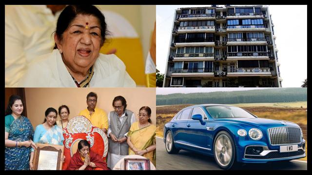 Lata Mangeshkar, Swara Kokila, Dadasaheb Phalke, Bharat Ratna, Sadashivrao Nevrekar, Marathi film Kitty Hustle, In Your Service, Mahal, Prabhu Kunj Bhavan, Chevrolet, Buick and a Chrysler, Mercedes, Indore, Hridaynath Mangeshkar, Mumbai, Khabargali