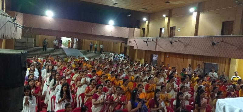 Amrit Mahotsav Year of Independence, Rashtra Sevika Samiti, Raipur Mahanagar, Urmila Mishra, Dr. Purnendu Saxena, Bengali Kalibari Mahila Samiti, Prajapati Samaj, Yogiraj Vidyalaya, Kamaladevi Sangeet Mahavidyalaya, Gayatri Pragya Peeth, Aradhana Bhajani Mandal (Chowbey Colony), Shaurya Sangeet Class, Swardhuni  Mandal, Sanskar Bharti, Shabari Girls Hostel Kalyan Ashram, Maa Sharda Bhajani Mandal, Raipur, Khabargali