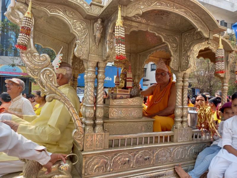 Lord Mahavir Janma Kalyanak Mahotsav, 24th Tirthankar of Jainism, Sanjay Nayak Jain, Rajesh Rajjan Jain, Digambar Jain Temple Panchayat Trust, Malviya Road Raipur, Chhattisgarh, Khabargali
