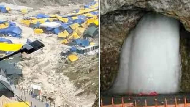 13 people died due to cloudburst in holy amarnath cave Langars washed away in the flood, devotees' tents, the scene of destruction, Kedarnath, PM Modi, Home Minister Amit Shah, Jammu and Kashmir's LG Manoj Sinha, ITBP, NDRF, Pahalgam, Chandanwadi, Joji La, Sheshnag, Poshpatri, Panchtarni, Sangam ,rain, bad weather, tight security, annual 43-day amarnath yatra, atul karwal, help line number, shrine board, anantnag, khabargali