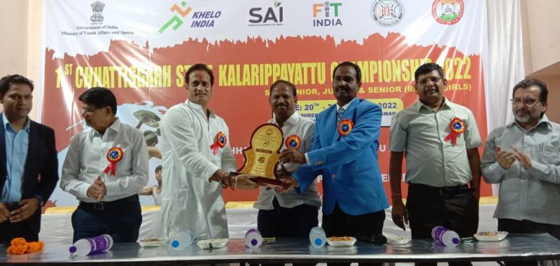 State Level Kalaripayattu Championship, Vikas Upadhyay, Suresh Channawar, Councilor Amar Bansal, Sumit Upadhyay of Krida Bharati, Hum Foundation, Dr G S Urkure, Lakhan Kumar Sahu, Anees Memon, Secretary Aman Yadav, Treasurer Rajeshwar Srivas, Tejas Rathod, Anil Khobragade,  Khabargali