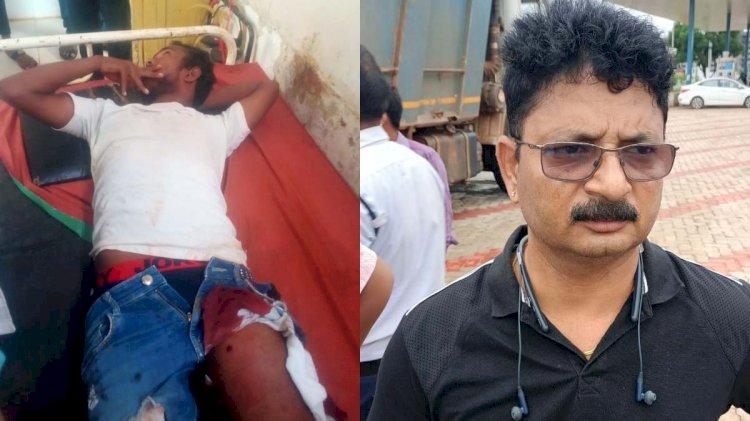 Shot fired again in Raipur, minor dispute with bike rider, shot, Manikchauri village of Hasda, Nikhil Sahu, accused Vikramaditya Singh Dev, Odisha, Khabargali