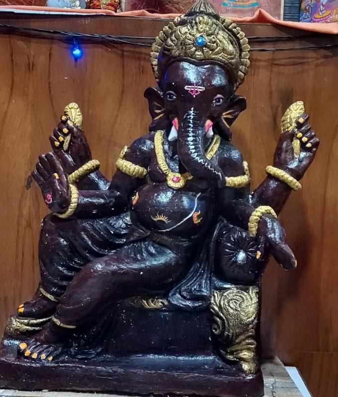 Ganesh idol made from cow dung, Veterinary College, eco-friendly, Chhattisgarh, Khabargali