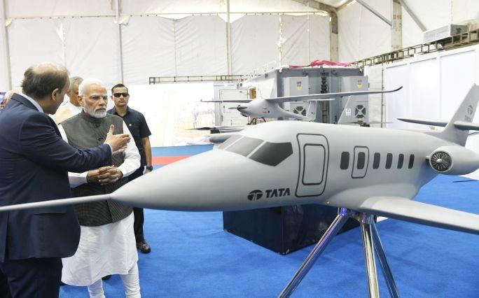 Military Transport Aircraft, Manufacturing Plant, Foundation Stone Laying, C-295 Aircraft, Make in India, Gujarat, PM Modi, Manufacturing Hub, Tata Sons, N Chandrasekaran, Transport Aircraft Manufacturing, Prime Minister, Air Force, Khabargali