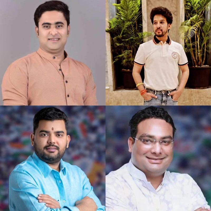 Chhattisgarh Youth Congress organization election, Akash Sharma new state president, Bhavesh Shukla, Sonu Sharma, Aditya Singh, Vinod Kashyap, general secretary rahul tiwari, Vipul Choubey, Sameer Bhatt, Azad Verma, Palash Malhotra, Sajal Chandrakar, Khabargali
