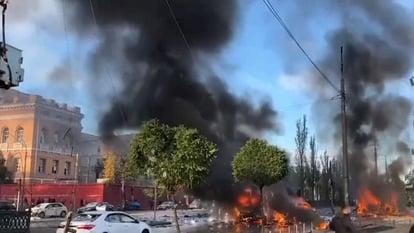Devastation in Ukraine due to Russia's attacks, missile attack, khabargali